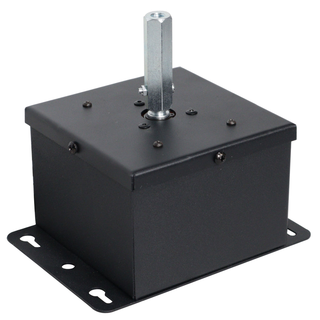 MOTOS Upright Mirror Ball Oscillating 1RPM Motor – Mounts up to 30" Mirror Balls Black Finish
