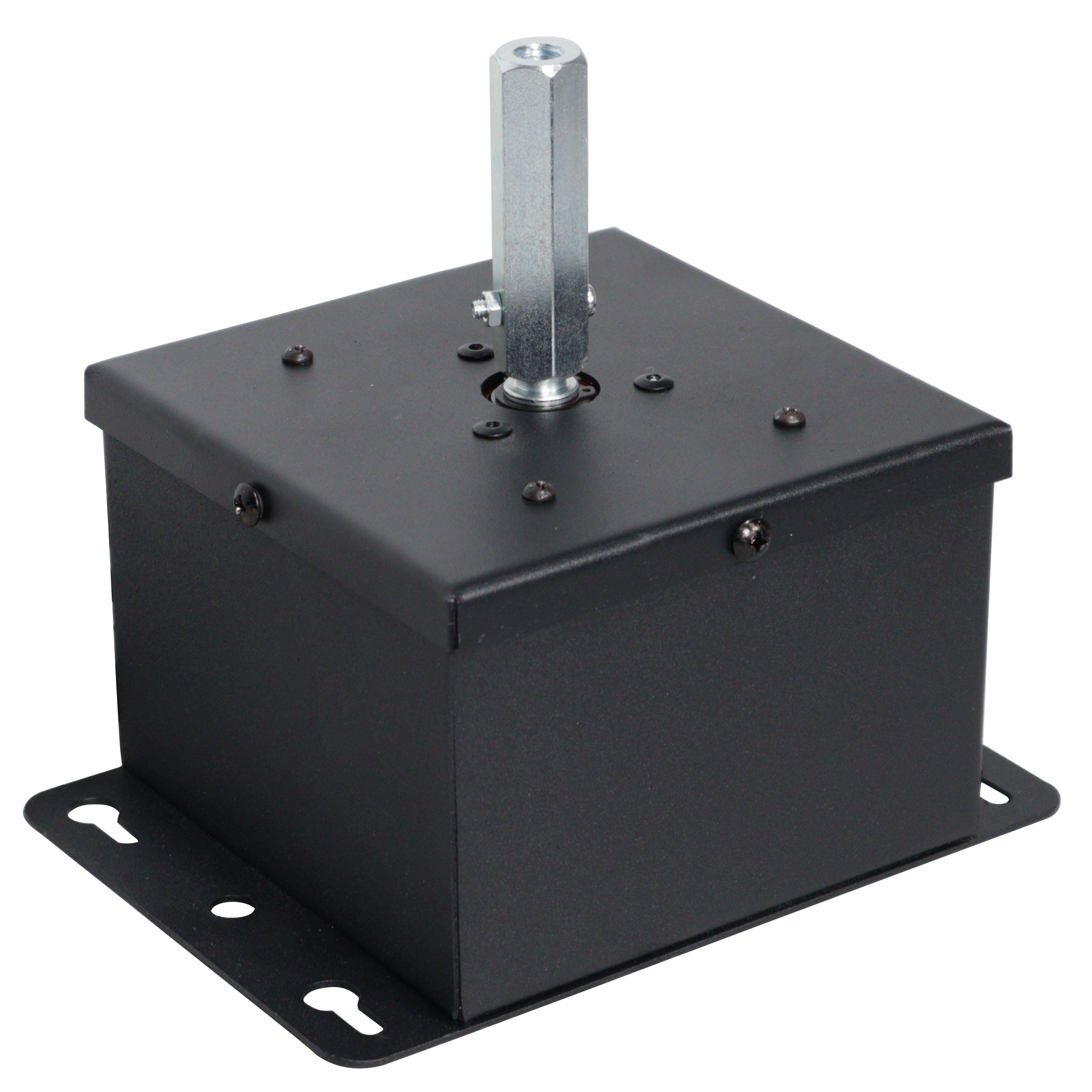 MOTOS Upright Mirror Ball Oscillating 1RPM Motor – Mounts up to 30" Mirror Balls Black Finish