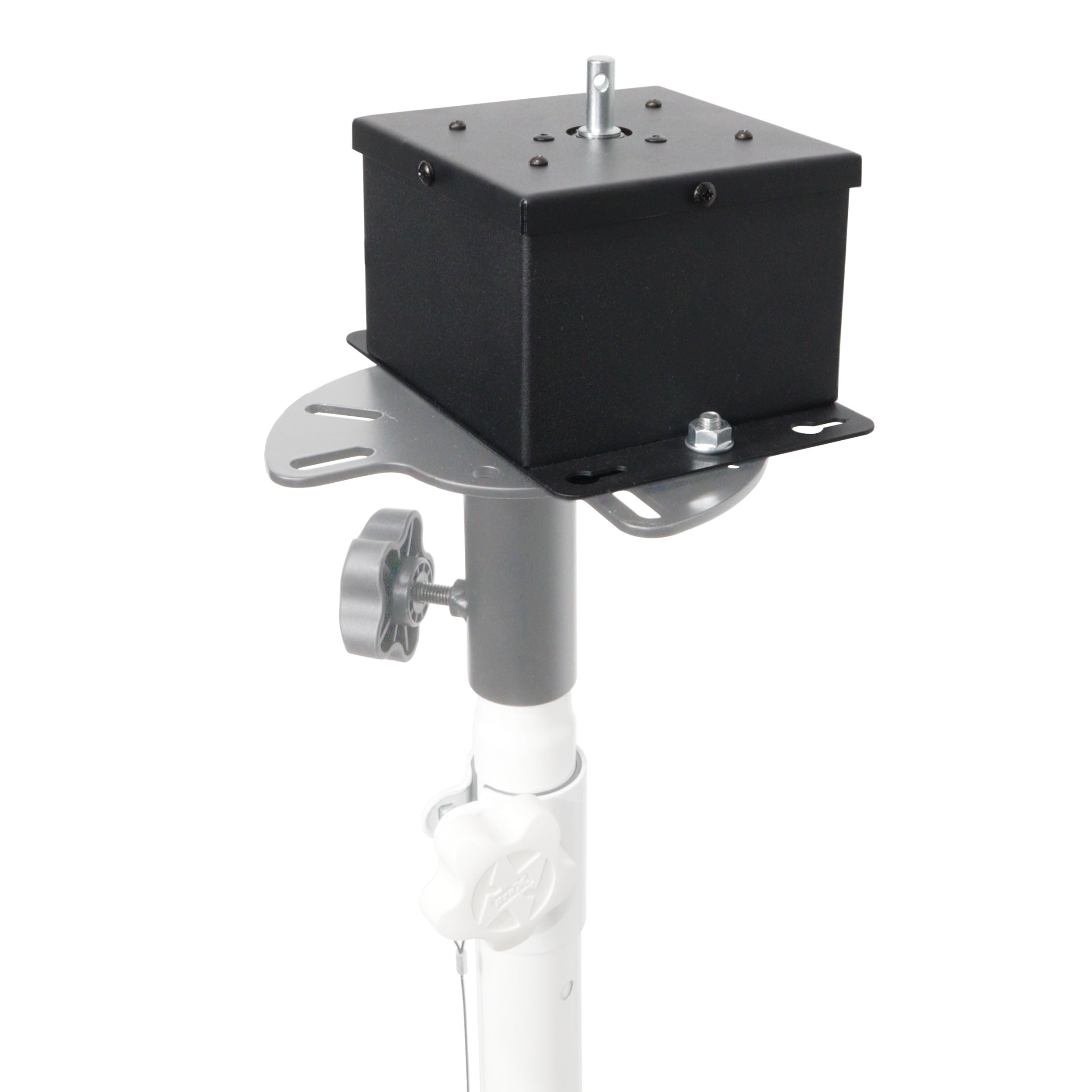 MOTOS Upright Mirror Ball Oscillating 1RPM Motor – Mounts up to 30" Mirror Balls Black Finish