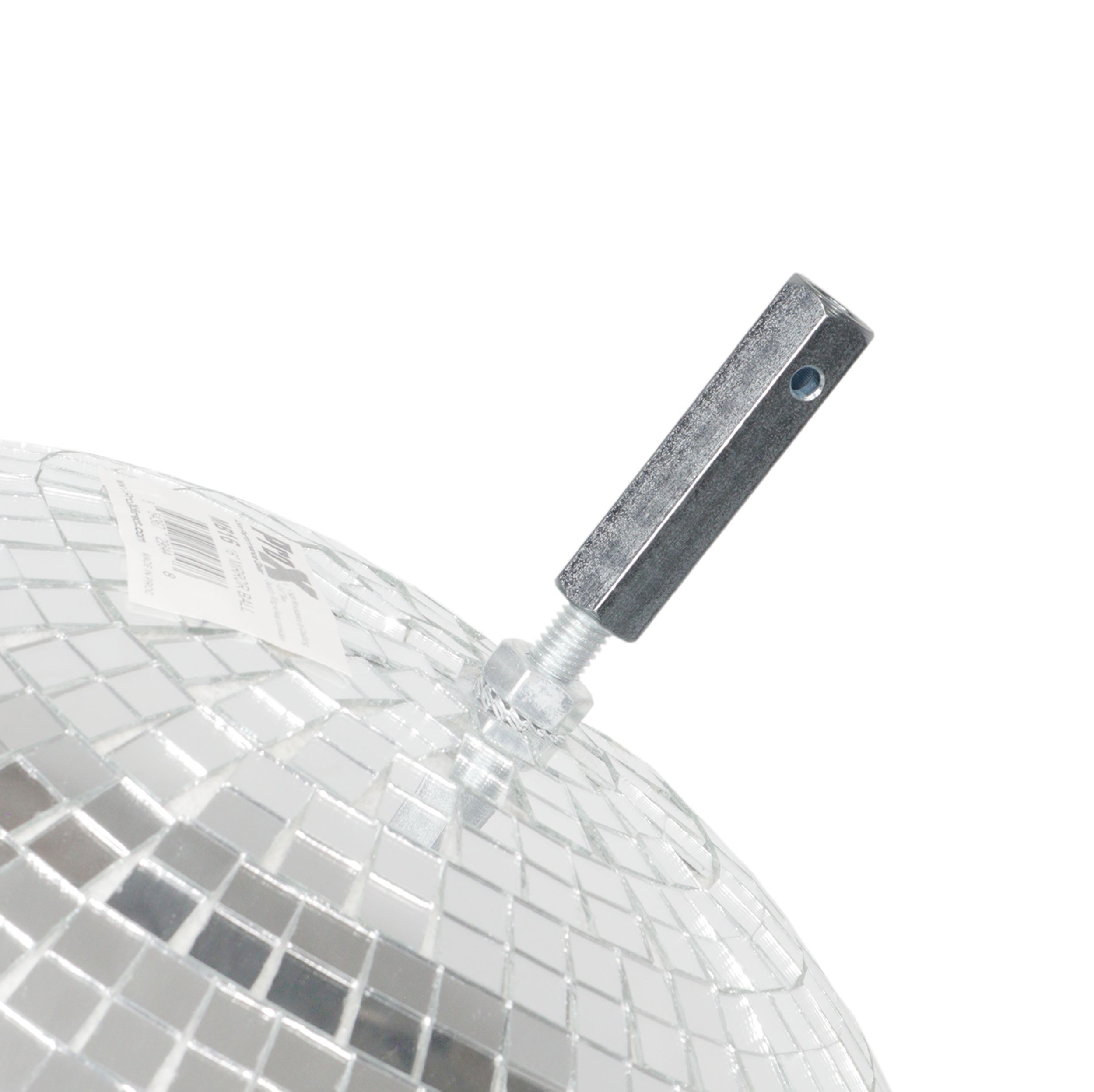 MOTOS Upright Mirror Ball Oscillating 1RPM Motor – Mounts up to 30" Mirror Balls White Finish