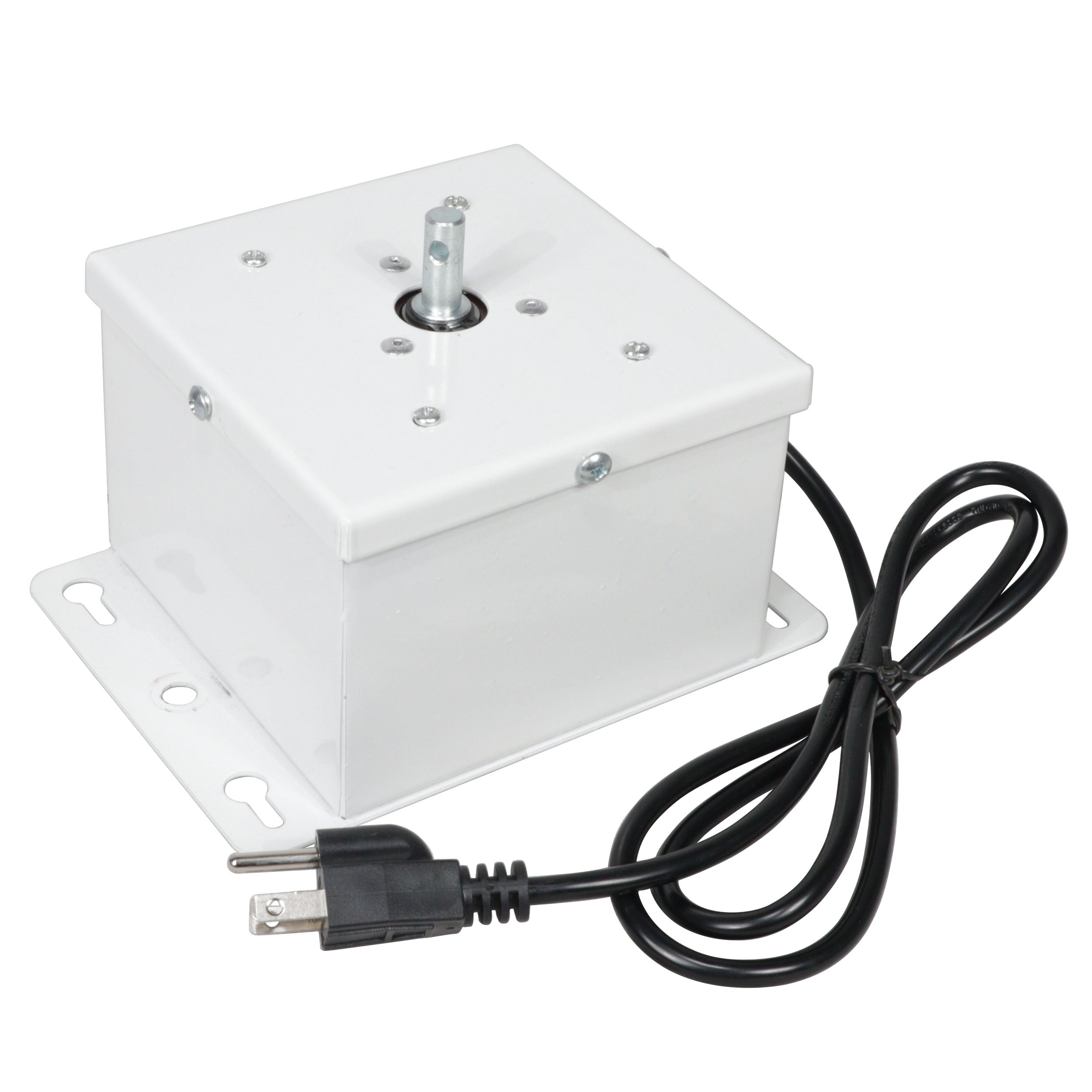 MOTOS Upright Mirror Ball Oscillating 1RPM Motor – Mounts up to 30" Mirror Balls White Finish