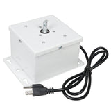 MOTOS Upright Mirror Ball Oscillating 1RPM Motor – Mounts up to 30" Mirror Balls White Finish
