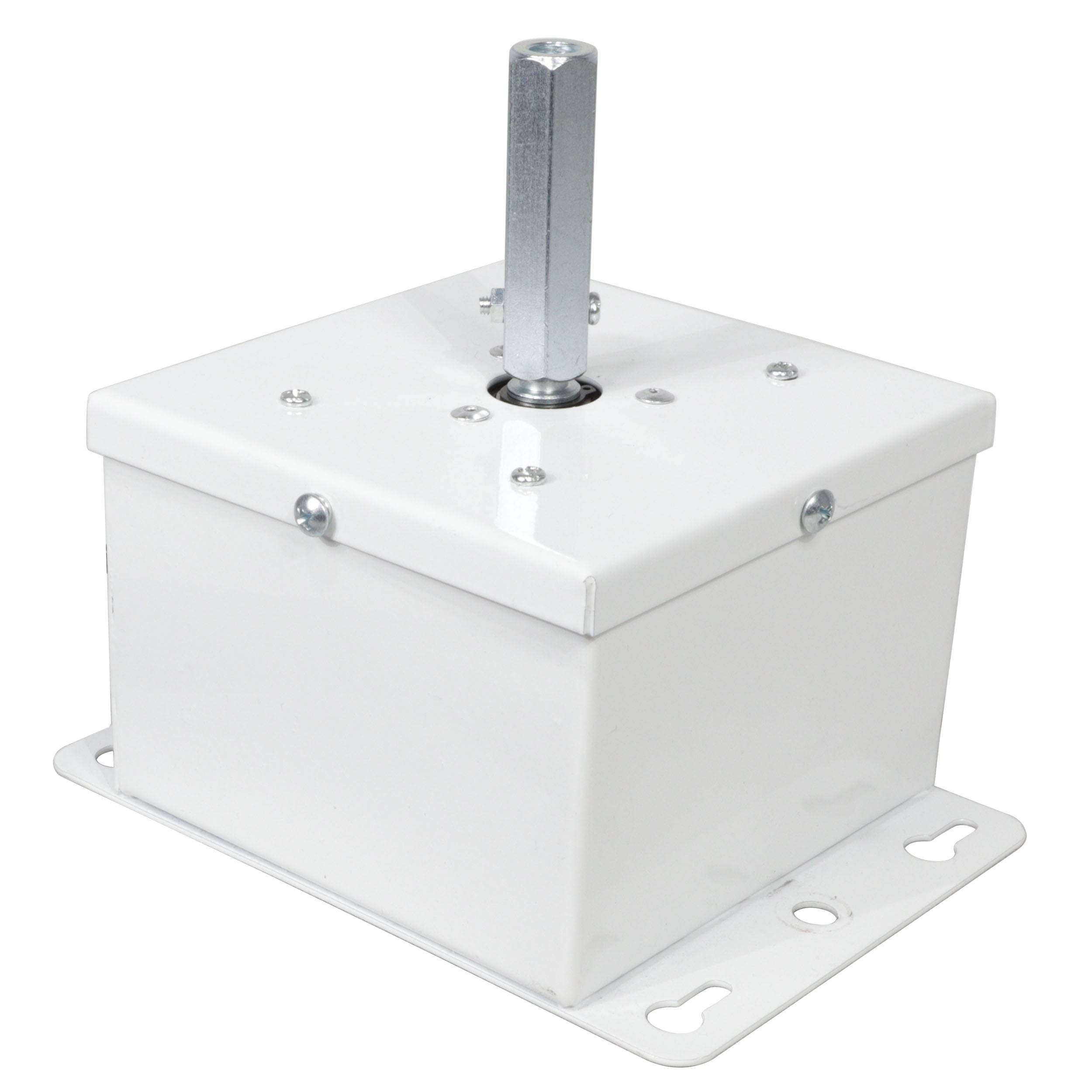 MOTOS Upright Mirror Ball Oscillating 1RPM Motor – Mounts up to 30" Mirror Balls White Finish