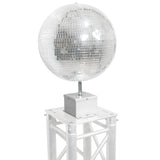 MOTOS Upright Mirror Ball Oscillating 1RPM Motor – Mounts up to 30" Mirror Balls White Finish