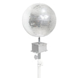 MOTOS Upright Mirror Ball Oscillating 1RPM Motor – Mounts up to 30" Mirror Balls White Finish