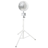 MOTOS Upright Mirror Ball Oscillating 1RPM Motor – Mounts up to 30" Mirror Balls White Finish