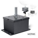 MOTOS Upright Mirror Ball Oscillating 1RPM Motor – Mounts up to 30" Mirror Balls Black Finish