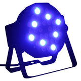 Fusion RGBA UV Par 36x 1W LED Slim Par Black Housing