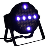 Fusion RGBA UV Par 36x 1W LED Slim Par Black Housing