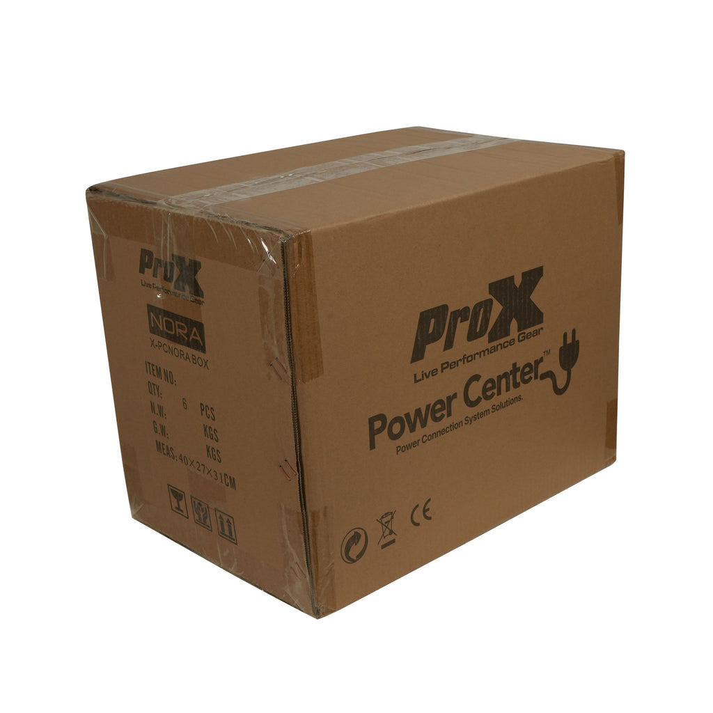 NORA 10 Way Power Distribution Compact Box for Powerkon to Edison with Power Cord