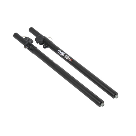 Pair of Polaris Speaker Poles– 2 Adjustable Speaker Poles with Bag in Black