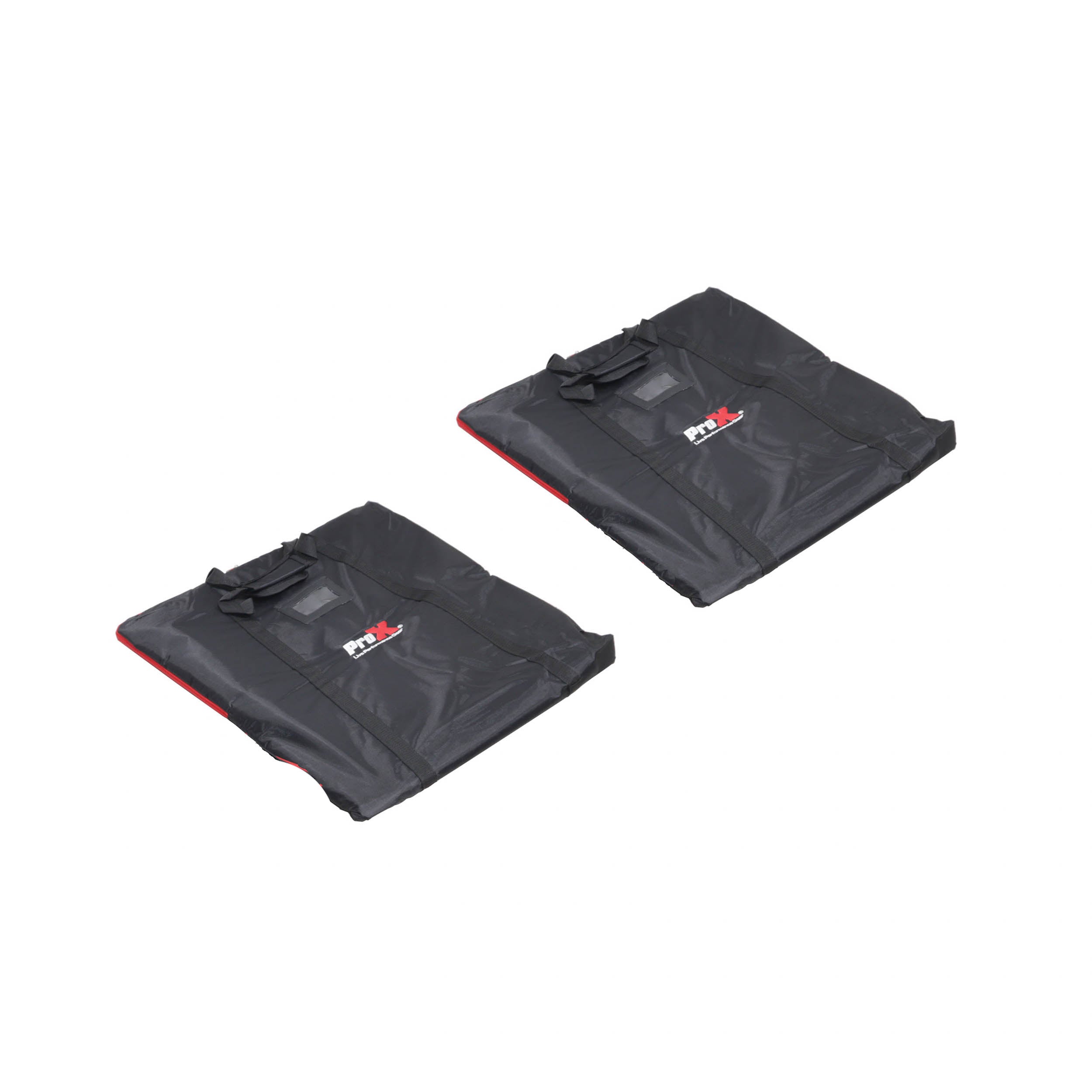 Pair of Polaris Base Plates – 2 Heavy-Duty Speaker Pole Base Plates in Black