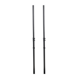 Pair of Polaris Speaker Poles– 2 Adjustable Speaker Poles with Bag in Black