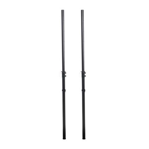 Pair of Polaris Speaker Poles– 2 Adjustable Speaker Poles with Bag in Black