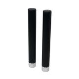 10" Set of 2 Speaker Extension Poles with M20 Thread and 1-3/8 in. Adapter – Black, 100 lb Capacity
