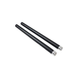 20" Set of 2 Speaker Extension Poles with M20 Thread and 1-3/8 in. Adapter – Black, 200 lb Capacity