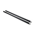 36" Set of 2 Speaker Extension Poles with M20 Thread and 1-3/8 in. Adapter – Black, 200 lb Capacity
