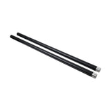 36" Set of 2 Speaker Extension Poles with M20 Thread and 1-3/8 in. Adapter – Black, 200 lb Capacity