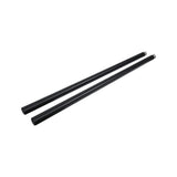 36" Set of 2 Speaker Extension Poles with M20 Thread and 1-3/8 in. Adapter – Black, 200 lb Capacity