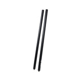 36" Set of 2 Speaker Extension Poles with M20 Thread and 1-3/8 in. Adapter – Black, 200 lb Capacity