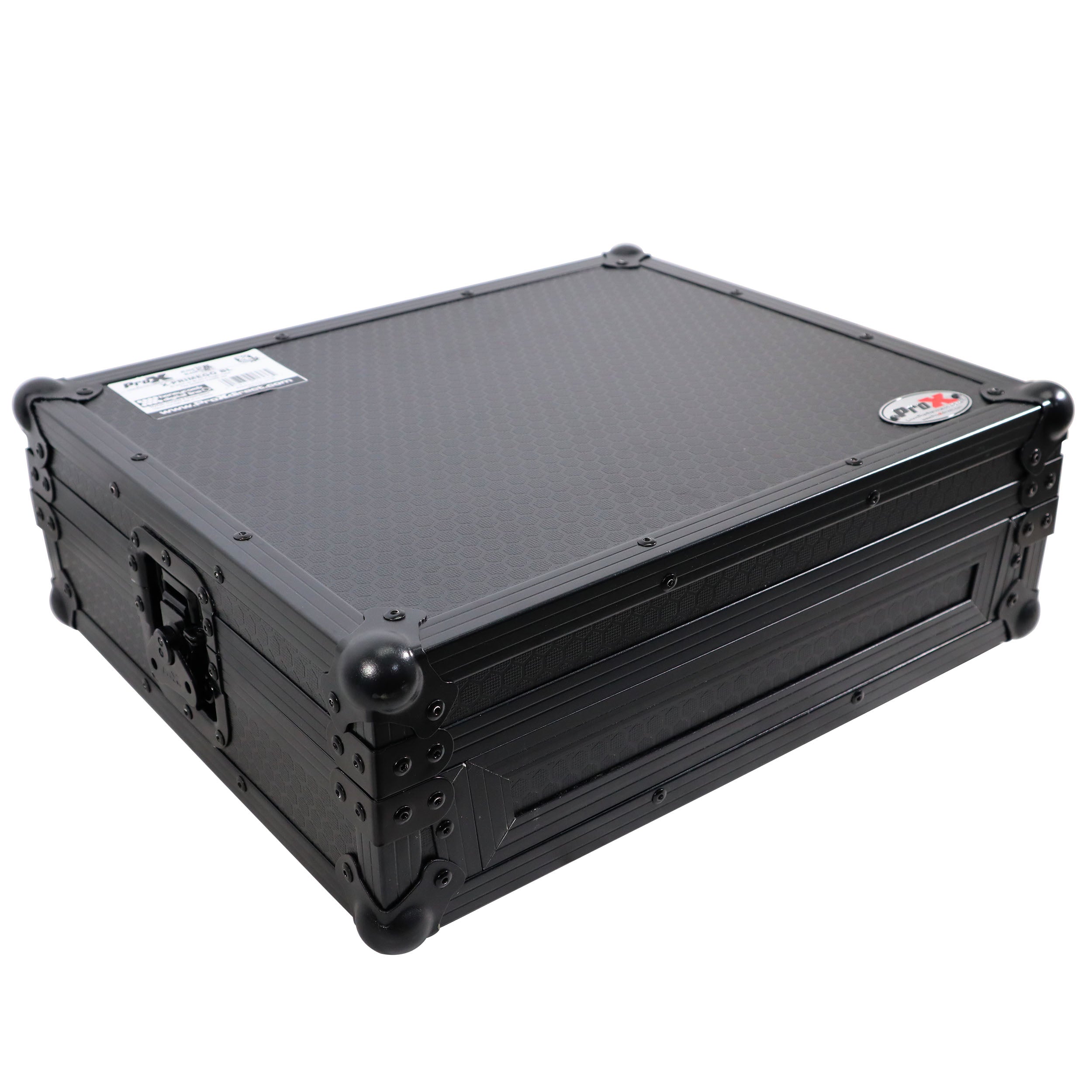 ATA Style Flight Travel Case for Denon DJ Prime Go Digital Controller - Black On Black