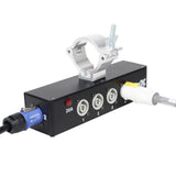 Power Center Five-Way Spitter For Indoor Powercon Connector Delivers Power For Up To 5 Fixtures with Power Cord