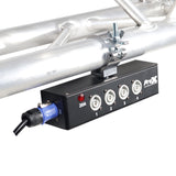 Power Center Five-Way Spitter For Indoor Powercon Connector Delivers Power For Up To 5 Fixtures with Power Cord