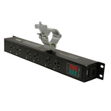 TARA 6-Outlet Edison NEMA 5-20R Power Distribution Box with True1 IN/OUT, LED Voltage and Current Display 20A Power Center