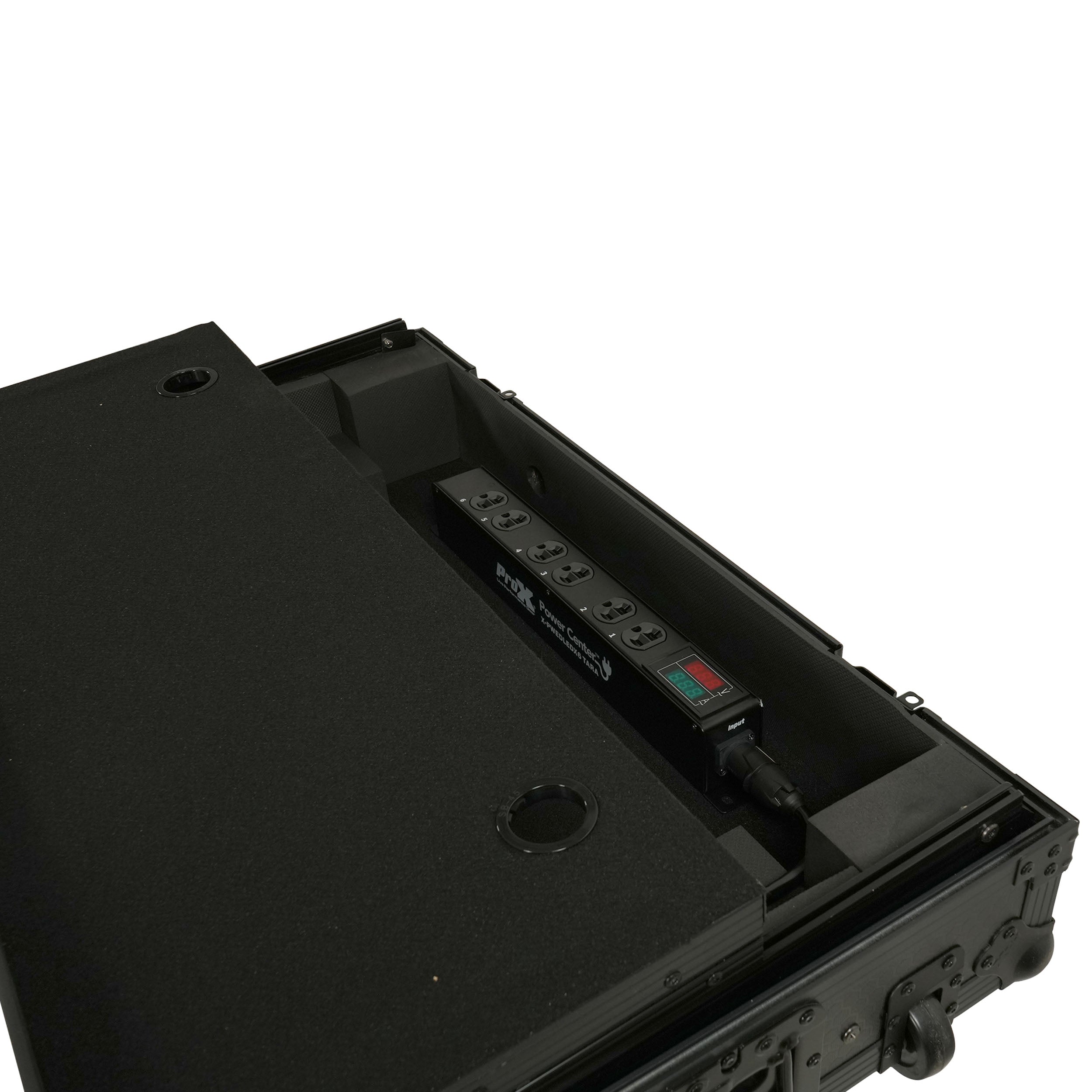 TARA 6-Outlet Edison NEMA 5-20R Power Distribution Box with True1 IN/OUT, LED Voltage and Current Display 20A Power Center