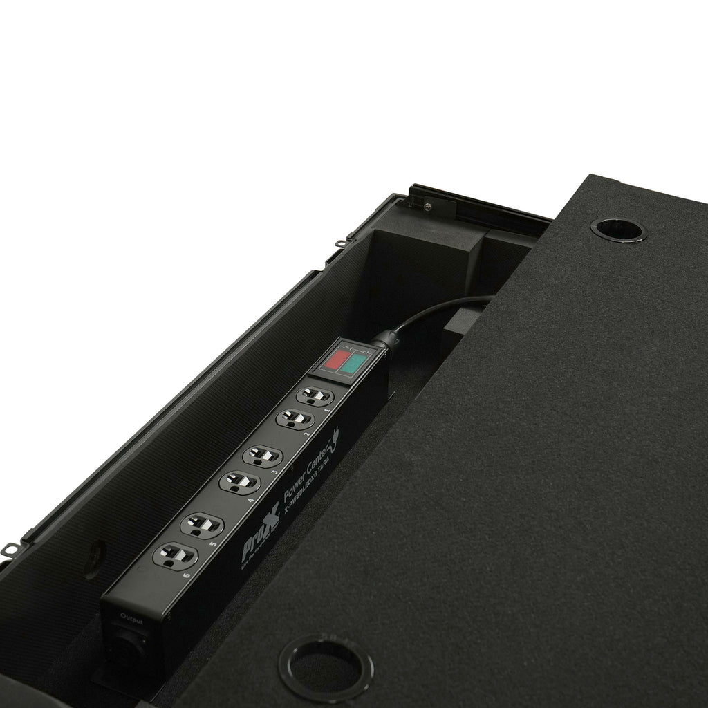 TARA 6-Outlet Edison NEMA 5-20R Power Distribution Box with True1 IN/OUT, LED Voltage and Current Display 20A Power Center