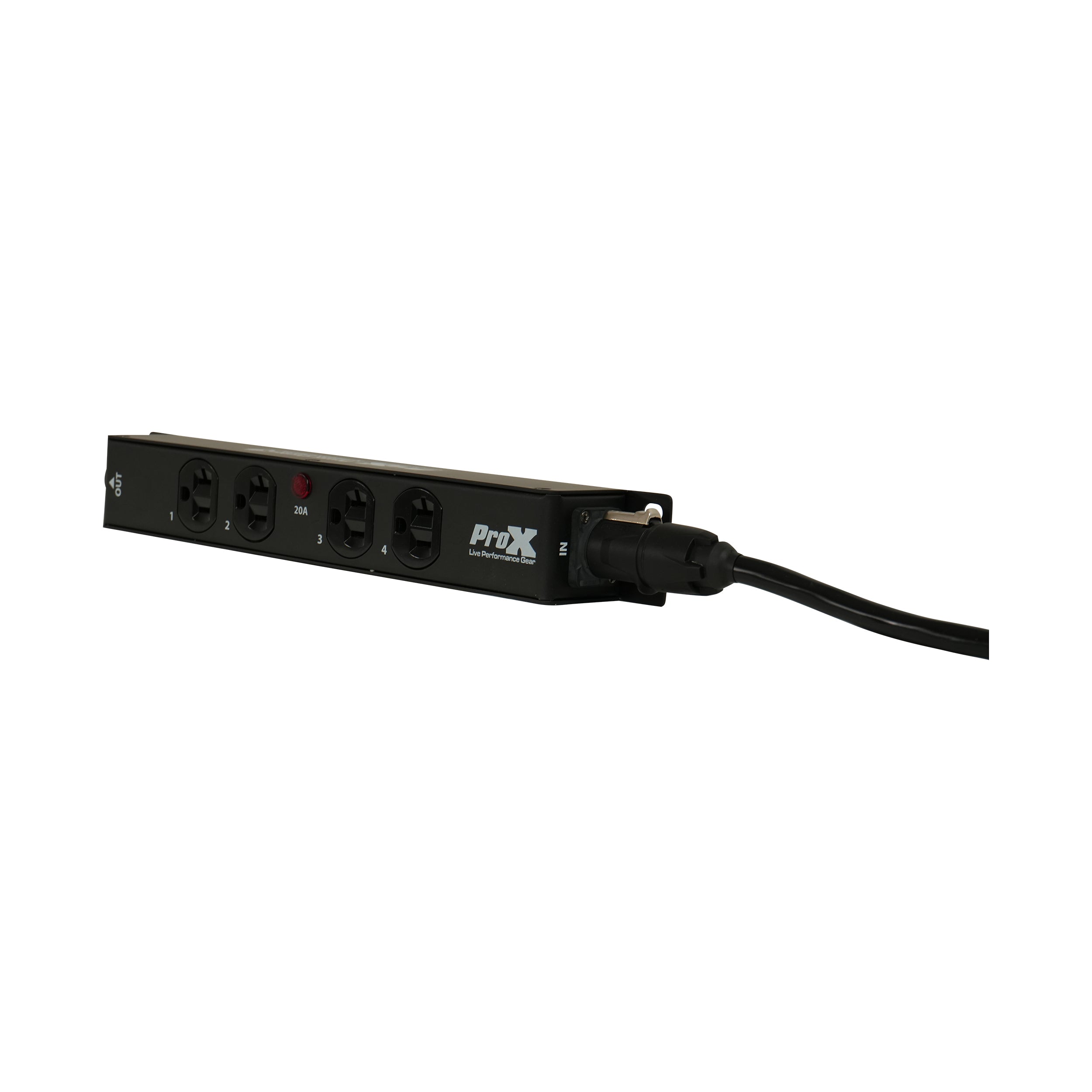 MAYA 4 Outlet Power Strip AC Outlet Box Edison Nema 5-20R with True1 IN/OUT 20A Power Center