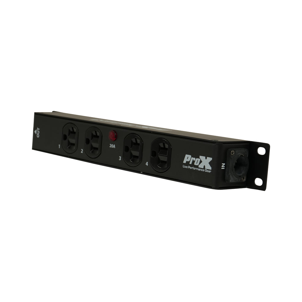 MAYA 4 Outlet Power Strip AC Outlet Box Edison Nema 5-20R with True1 IN/OUT 20A Power Center