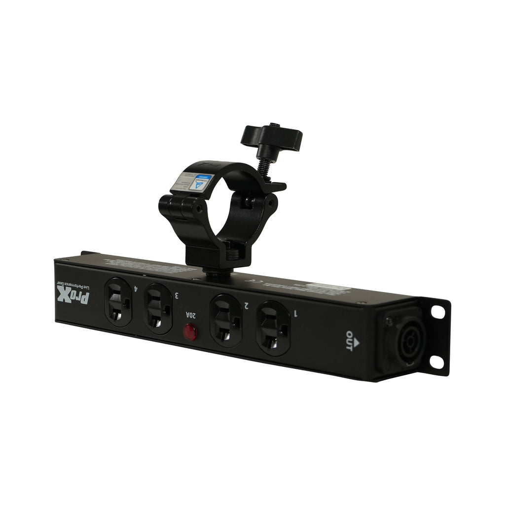 MAYA 4 Outlet Power Strip AC Outlet Box Edison Nema 5-20R with True1 IN/OUT 20A Power Center