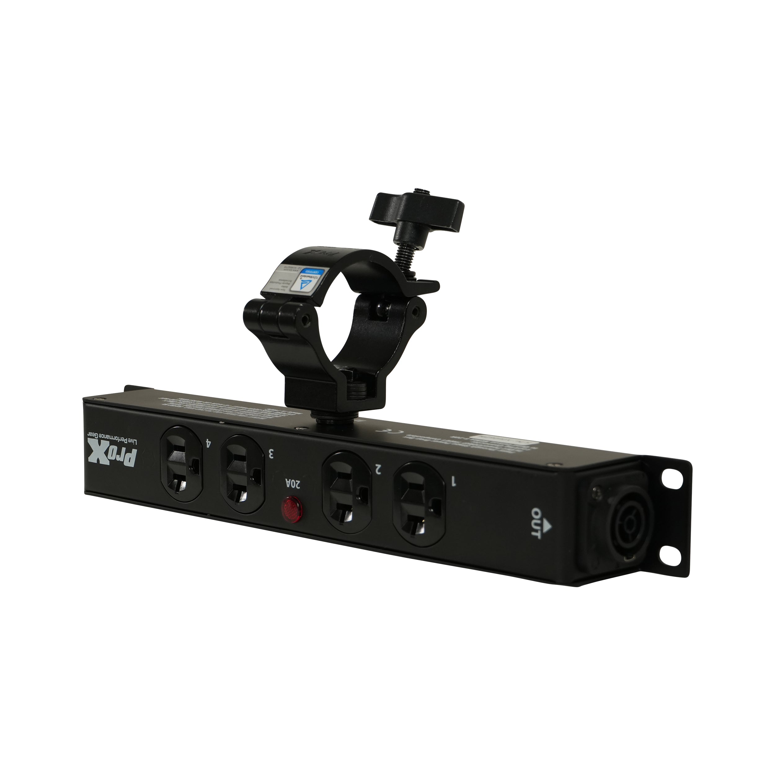 MAYA 4 Outlet Power Strip AC Outlet Box Edison Nema 5-20R with True1 IN/OUT 20A Power Center