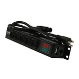 DANA PowerCenter AC to 6X True1 Splitter Outputs - 20A REAN® by NEUTRIK® Connectors w/ V&A Meter
