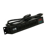 DANA PowerCenter AC to 6X True1 Splitter Outputs - 20A REAN® by NEUTRIK® Connectors w/ V&A Meter