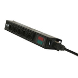DANA PowerCenter AC to 6X True1 Splitter Outputs - 20A REAN® by NEUTRIK® Connectors w/ V&A Meter