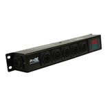 DANA PowerCenter AC to 6X True1 Splitter Outputs - 20A REAN® by NEUTRIK® Connectors w/ V&A Meter