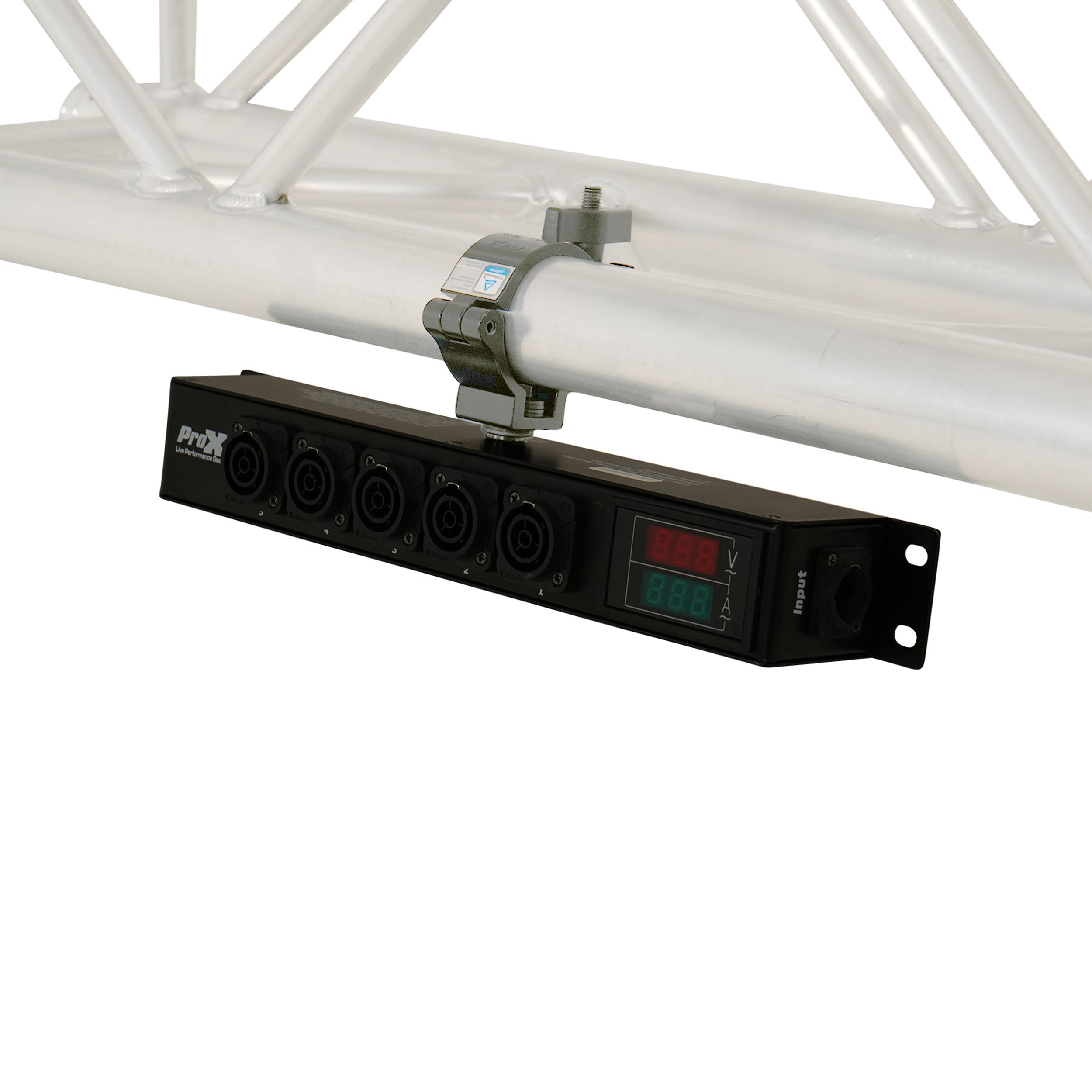 DANA PowerCenter AC to 6X True1 Splitter Outputs - 20A REAN® by NEUTRIK® Connectors w/ V&A Meter