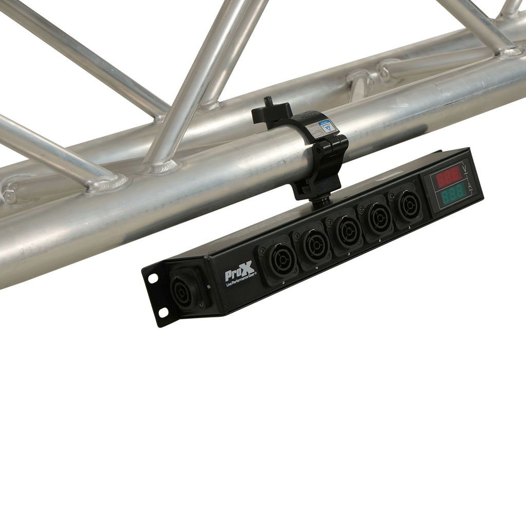 DANA PowerCenter AC to 6X True1 Splitter Outputs - 20A REAN® by NEUTRIK® Connectors w/ V&A Meter