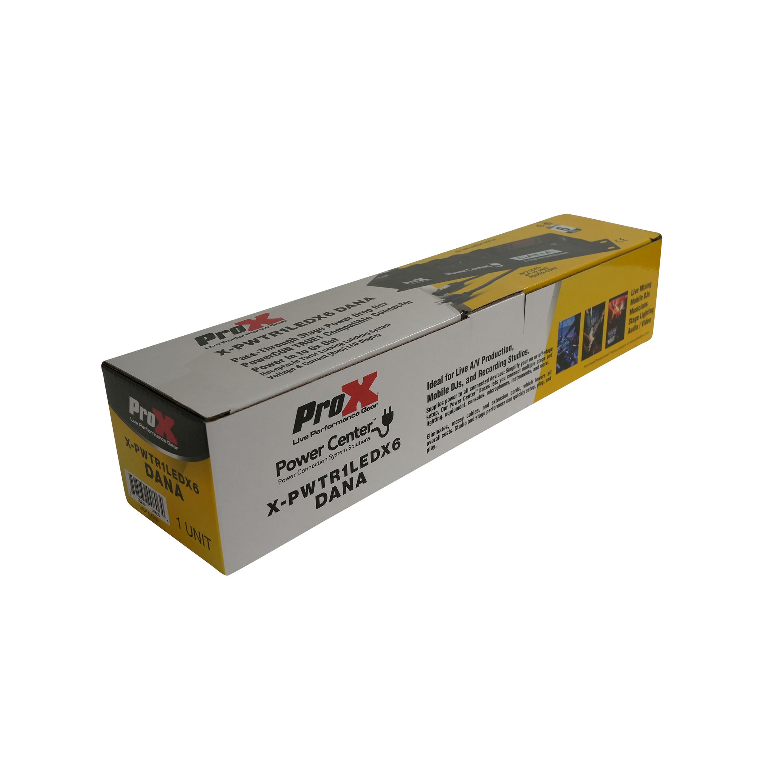 DANA PowerCenter AC to 6X True1 Splitter Outputs - 20A REAN® by NEUTRIK® Connectors w/ V&A Meter