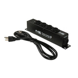 LYRA PowerCenter PowerCON TRUE1 5-Way Power Splitter Box for True1 Power Connection Powers 5 Devices with Power Cord