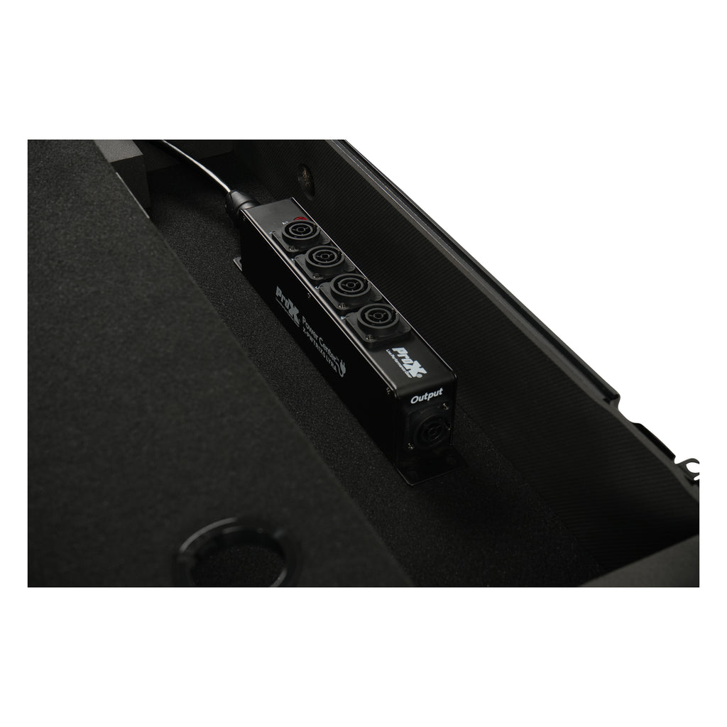 LYRA PowerCenter PowerCON TRUE1 5-Way Power Splitter Box for True1 Power Connection Powers 5 Devices with Power Cord