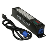 RITA PowerCenter Outlet Box powerCON Compatible Splitter 20A w/ V&A Meter