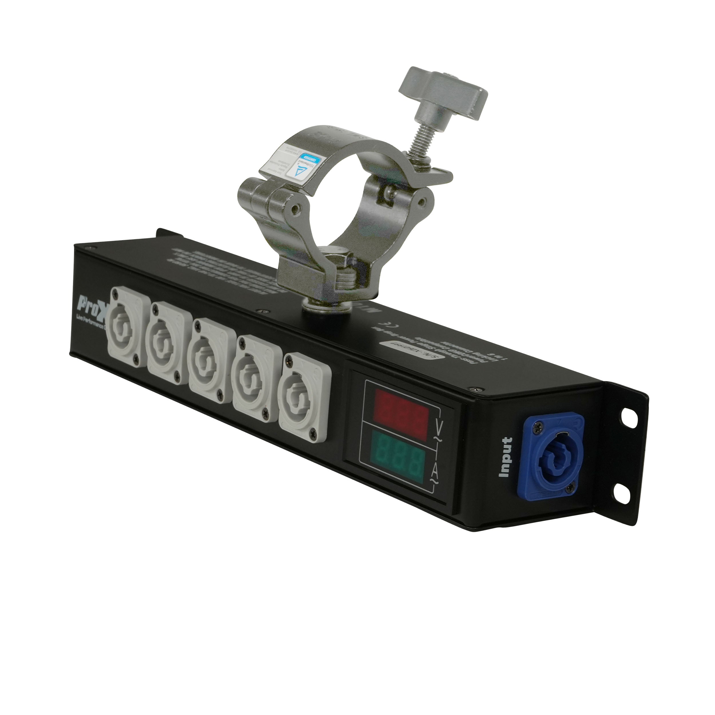 RITA PowerCenter Outlet Box powerCON Compatible Splitter 20A w/ V&A Meter