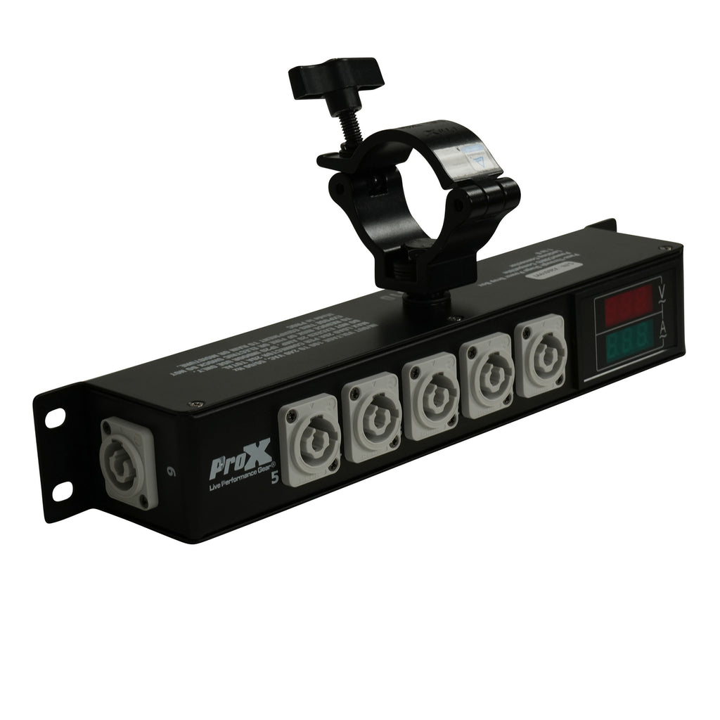 RITA PowerCenter Outlet Box powerCON Compatible Splitter 20A w/ V&A Meter