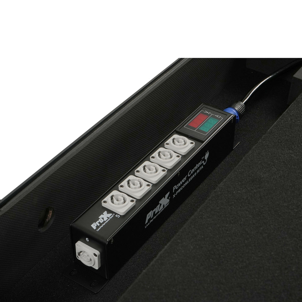 RITA PowerCenter Outlet Box powerCON Compatible Splitter 20A w/ V&A Meter