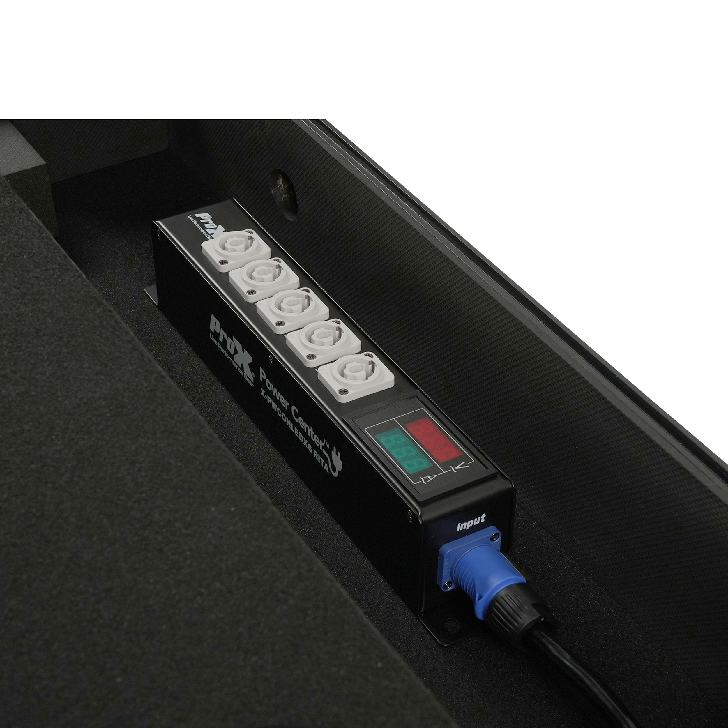 RITA PowerCenter Outlet Box powerCON Compatible Splitter 20A w/ V&A Meter