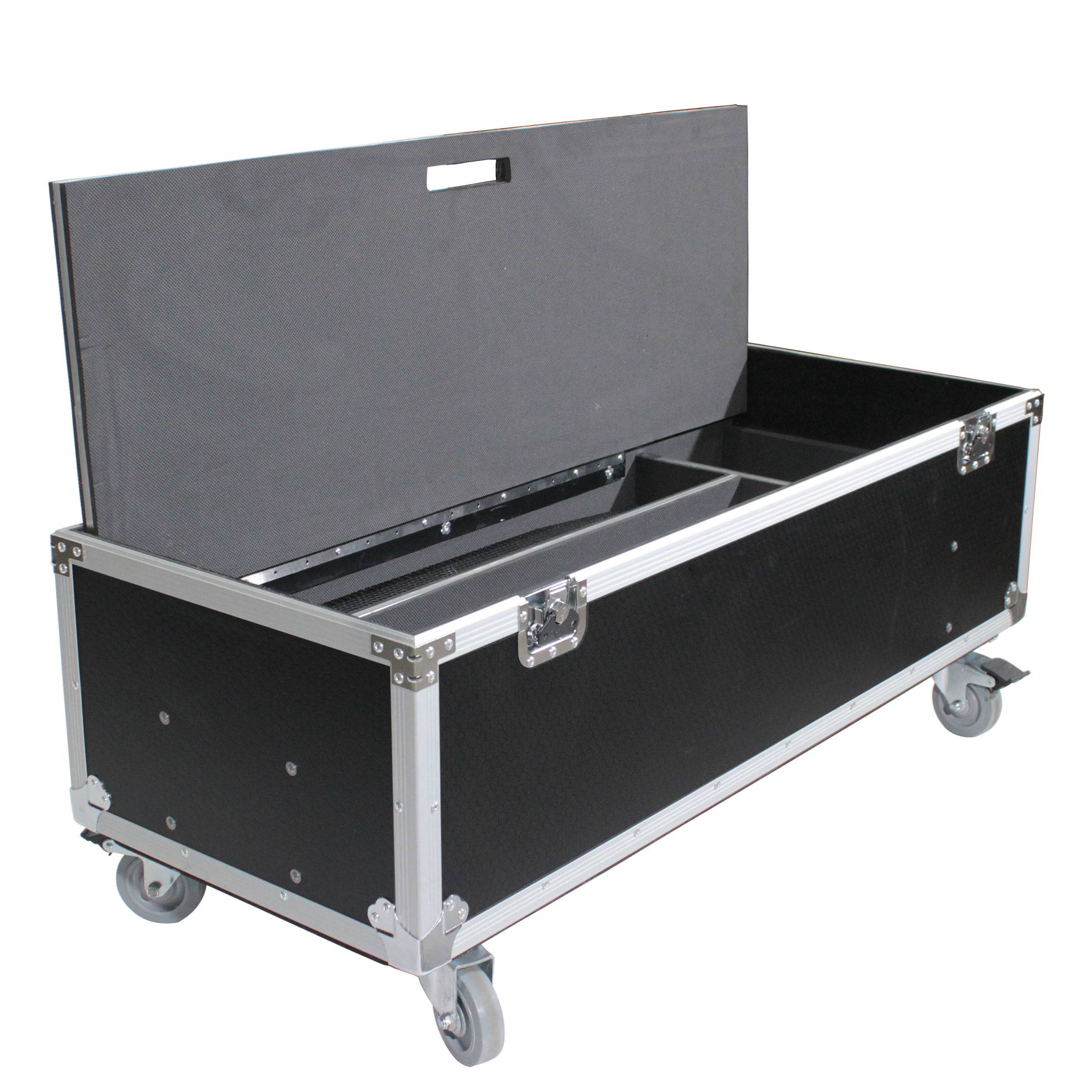 ATA Flight Case for 2x RCF EVOX12 or EV Evolve 50 Compact Arrays Fits Two Speakers and Subwoofers