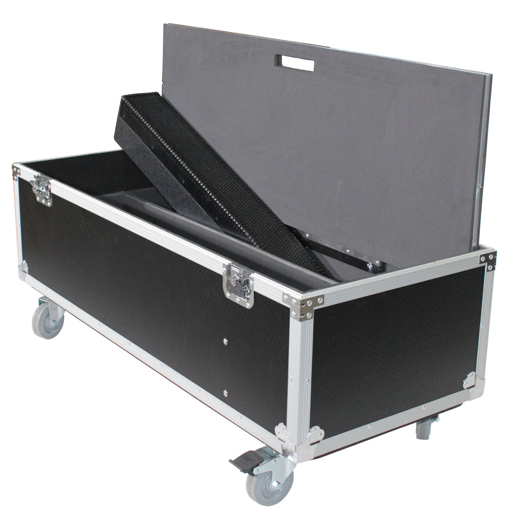 ATA Flight Case for 2x RCF EVOX12 or EV Evolve 50 Compact Arrays Fits Two Speakers and Subwoofers
